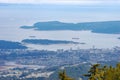 Nanaimo, British Columbia view from the top of Mount Benson