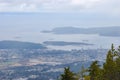Nanaimo, British Columbia view from the top of Mount Benson