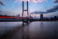 Nanchang Bayi Bridge Royalty Free Stock Photo