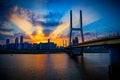 Nanchang Bayi Bridge Royalty Free Stock Photo