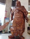 Kuan statue - wood carving