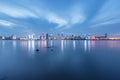 Nanchang skyline in nightfall