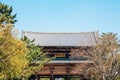 Nandaimon Gate of Todai-ji temple in Nara, Japan