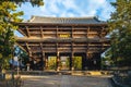 Nandaimon, the great south gate of todaiji