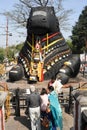 The Nandi bull on Chamundi hill Royalty Free Stock Photo