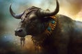 Nandi divine bull. Generate ai