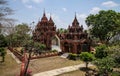 Superb structures at the Khao Aong Khar temple around Nang Rong, Buriram, Thailand.