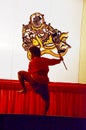 Nang Yai Puppets Shadow Play at Wat Khanon National Museum, Ratcha Buri Thailand