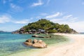 Nang Yuan island near Koh Tao in Thailand Royalty Free Stock Photo