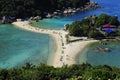 Nang Yuan island from viewpoint in Thailand