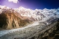 Nanga Parbat in full view Royalty Free Stock Photo