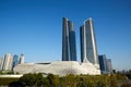 Nanjing Twins Tower and Poly Theater, Jiangsu, China