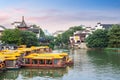 Nanjing confucius temple in twilight