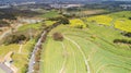 Nanjing yaxi international slow city canola pastoral scenery agricultural