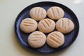 Nankhatai are shortbread biscuits, popular India and Pakistan Royalty Free Stock Photo