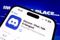 Discord app on a smartphone
