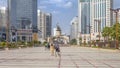 Nanning, China-Nov.9, 2016: Wuxiang square in the capital of the Royalty Free Stock Photo