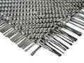 Nano carbon composite fiber in weave pattern Royalty Free Stock Photo