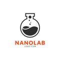 Nano lab logo template