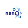 nano logo isolated on white background for your web, mobile and