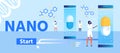 Nano Medicines Development Cartoon Landing Page