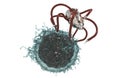 Nanobot attacking cancer cell