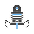 Nanomachine Icon Image. Royalty Free Stock Photo