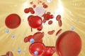 Nanoparticles in blood