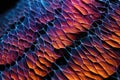 nanoscale view of a butterfly wing surface