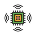 Nanosensor Icon Image.
