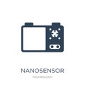 nanosensor icon in trendy design style. nanosensor icon isolated on white background. nanosensor vector icon simple and modern