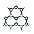 Nanotechnology Icon Image.