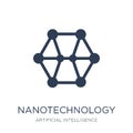 Nanotechnology icon. Trendy flat vector Nanotechnology icon on w