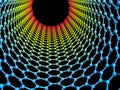 Nanotube illustration Royalty Free Stock Photo