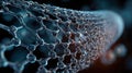 Nanotube molecular structure abstract science Royalty Free Stock Photo