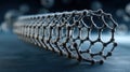 Nanotube structure atomic science molecular detail Royalty Free Stock Photo
