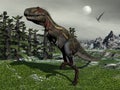 Nanotyrannus dinosaur - 3D render