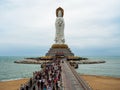 NANSHAN CULTURAL PARK, HAINAN, CHINA - statue of the Goddess of Mercy, Guanyin