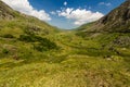 Nant Ffrancon Pass from Idwal Cottage