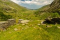 Nant Ffrancon Pass from Idwal Cottage