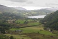 The Nant Gwynant Pass, valley in Wales Royalty Free Stock Photo