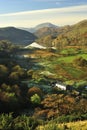 Nant Gynant valley farm, Snowdonia, North Wales Royalty Free Stock Photo