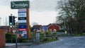 Nant Hall Road entrance to Prestatyn Shopping Park