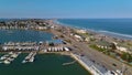 Nantasket Beach aerial view, Hull, Massachusetts, USA