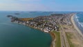 Nantasket Beach aerial view, Hull, Massachusetts, USA