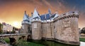 Nantes - Castle of the Dukes of Brittany Chateau des Ducs de Bretagne, France