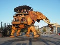 Nantes, France. The amusement park Machines of the Isle of Nantes. The big elephant