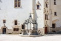 The well in the Castle of the Dukes of Brittany in Nantes, France Royalty Free Stock Photo