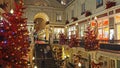 Nantes, France. The shopping mall Pommeraye during Christmas time