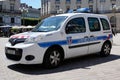 Car police municipale french Municipal police logo and sign on Renault kangoo